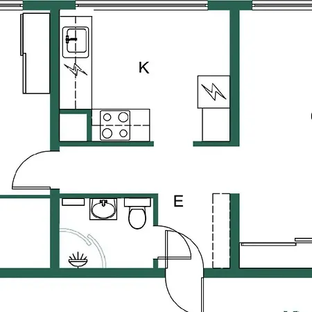 Modern 2 In The Centre, Free Parking, 55m2 Kotimajoitukset